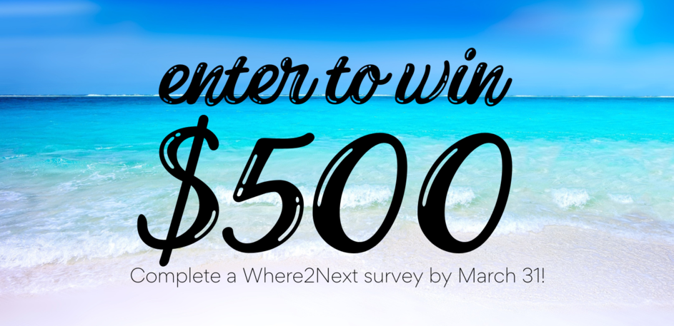 Where2Next Survey Contest